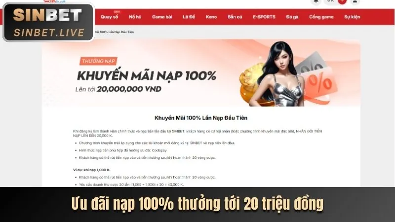 Hoàn trả thua cược banca30